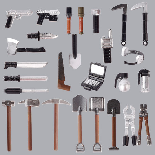 军事装备特种兵人仔配件