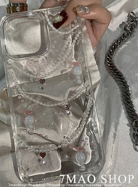 无敌仙气蝴蝶结适用iphone14promax17 15pro16手机壳小米15reno12