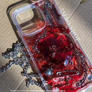 哥特风天使十字架适用iphone16pro17pro14plus手机壳p60s18reno11