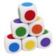 六面圆彩色骰子 教具色子颜色认知早教 筛子益智儿童玩具游戏配件