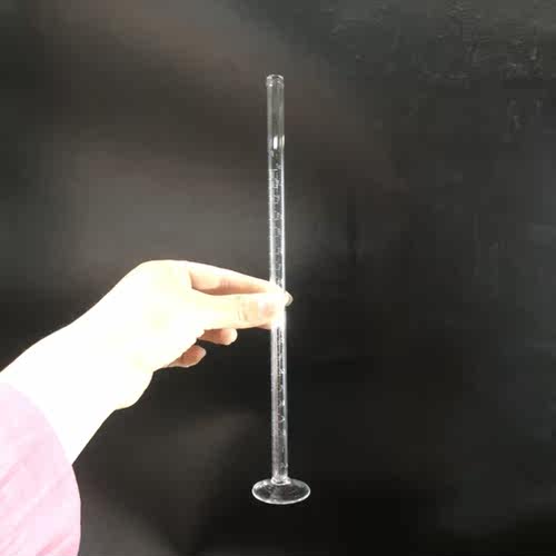 特规量筒0.1分度25ml 50ml 100ml 石蜡刻线微量量入式量筒