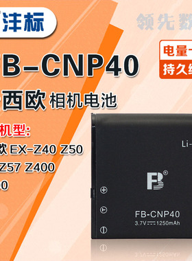 沣标CNP40锂电池适用于卡西欧Z400 Z200 Z30 Z200 P600