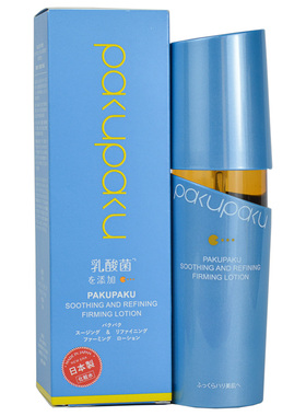 PAKUPAKU卡朵乳酸菌舒缓抗皱紧肤水 爽肤化妆水120ML补水滋润提拉