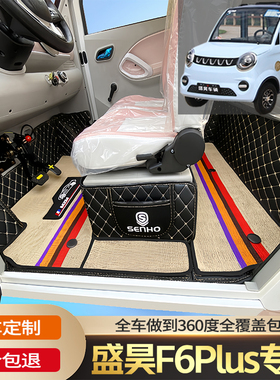 盛昊F6Plus专用老年代步电动四轮电轿篷车老头乐车全包围汽车脚垫