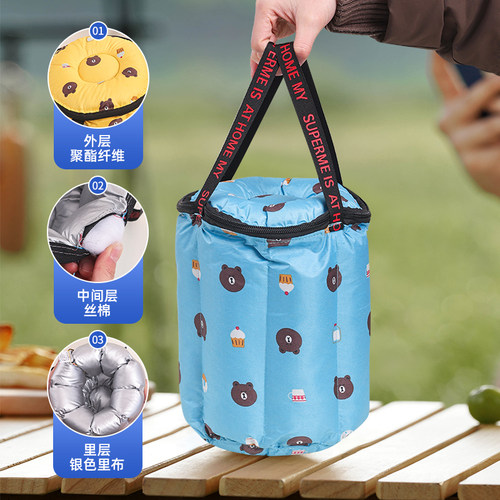 细见美保温袋夹棉长时间保温