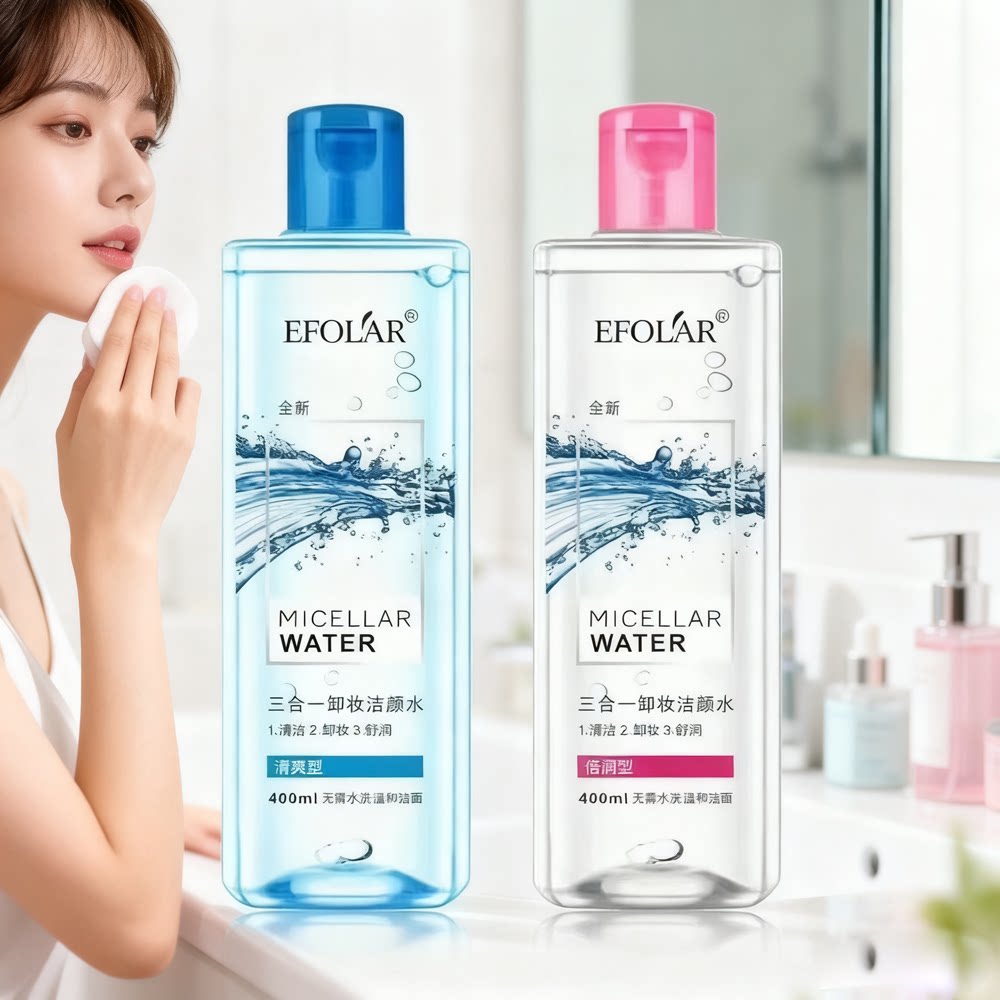 依芙拉三合一温和卸妆水400ml
