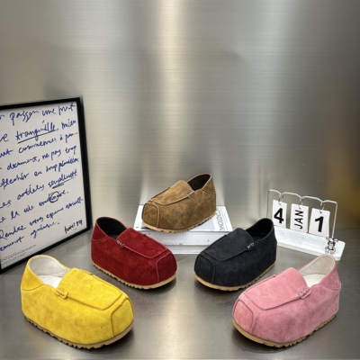 勃肯鞋磨砂新款休闲舒适套脚女鞋呆萌厚底增高舒适和尚鞋面包鞋