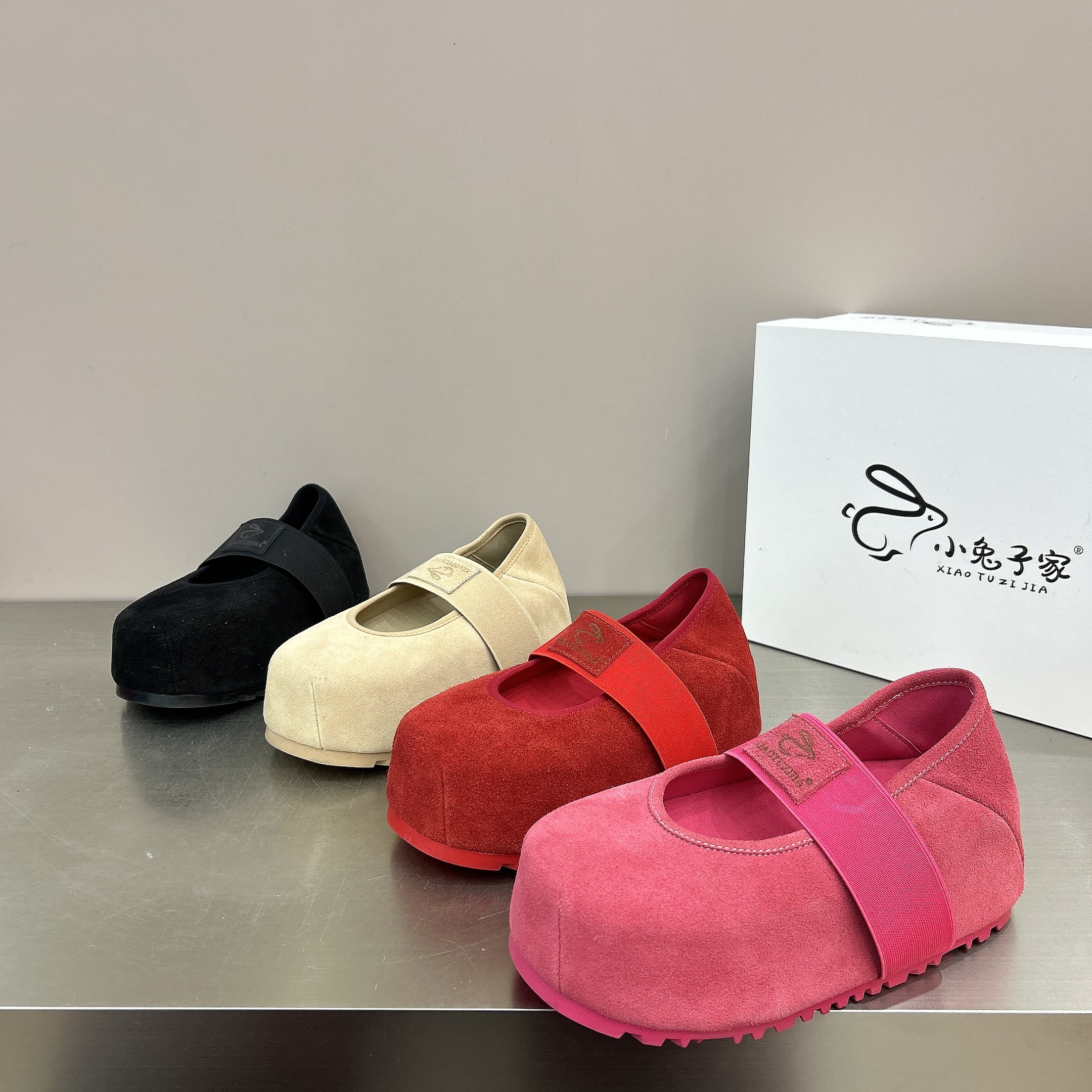 2026勃肯真皮磨砂皮一字带松紧玛丽珍鞋女气质圆头内增高浅口单鞋,女鞋,勃肯鞋/软木鞋,淘宝优惠券,粉丝福利购,淘宝优惠卷