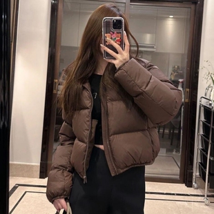 冬季棉服女短款韩版宽松加厚小个子外套2025年新款棉衣肯豆风棉袄