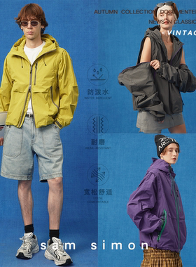 sam simon/sporty‘一衣多穿’户外可拆卸多功能三防外套男女同款