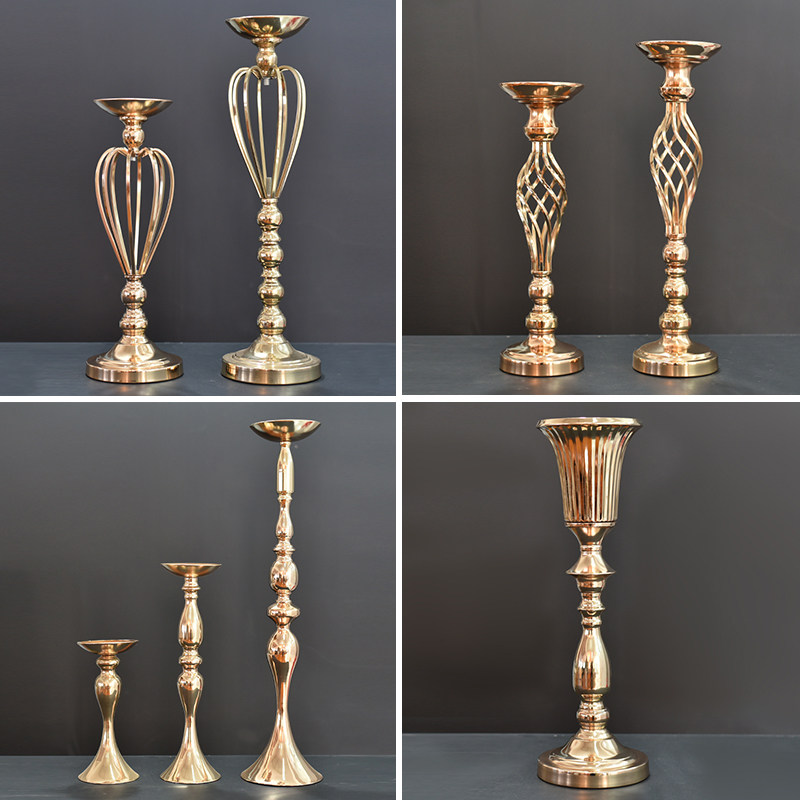 婚庆道具酒店桌花花瓶欧式金色铁艺皇冠花器主桌桌花架签到台摆件|msdalam kategori bekalan perayaan/hadiah, Lain-lain bekalan Festival - dari Buy2taobao.com untuk memberikan perkhidmatan ejen Taobao profesional membeli