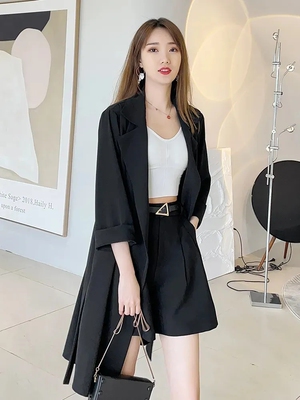 开衫薄款风衣2024新款防晒衣女中长款春夏防晒衬衫长袖空调衫外套