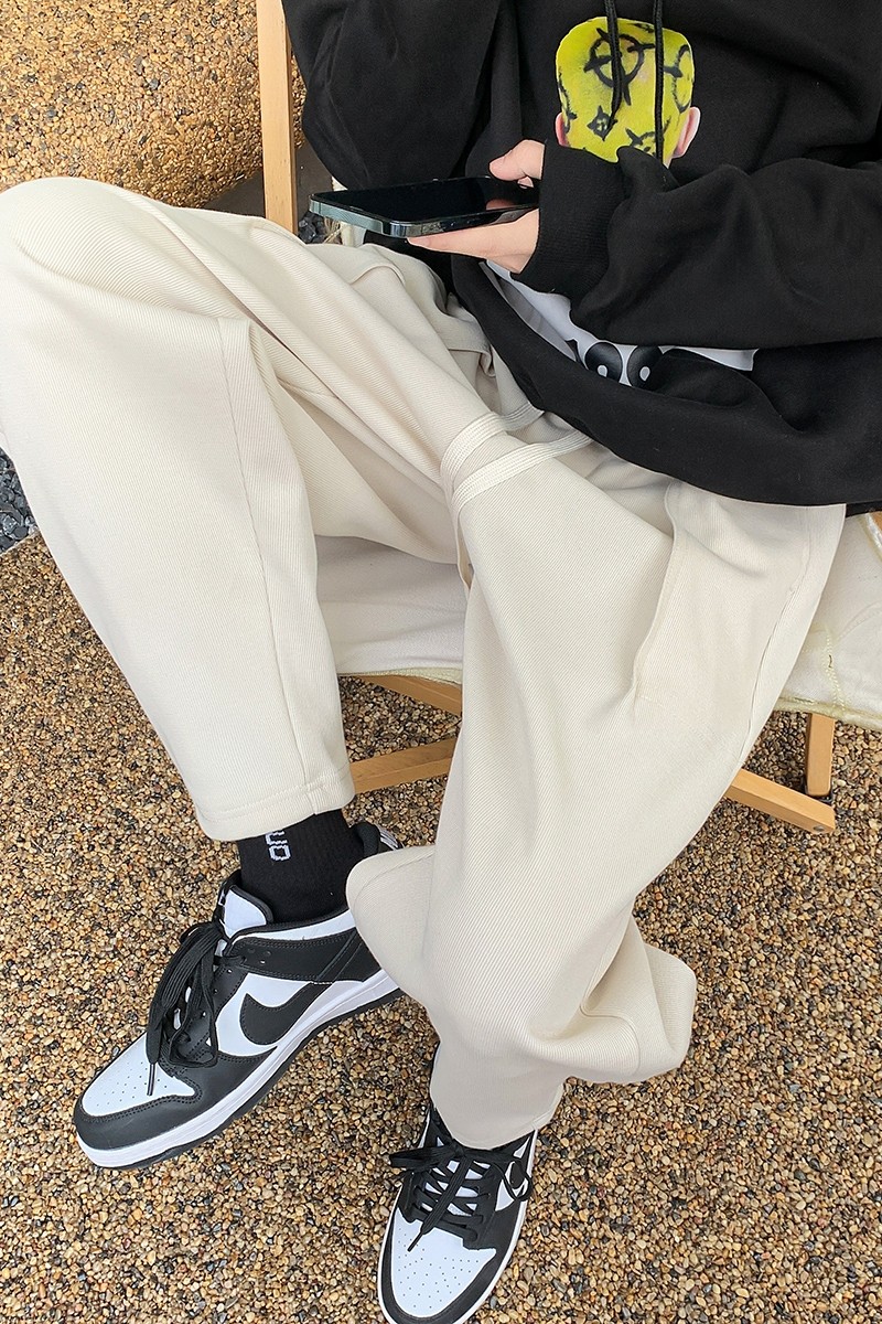 港风休闲裤男卫裤男宽松九分裤运动裤男长裤7566P45控68,男装休闲裤,星座227-7