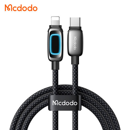 Mcdodo麦多多适用苹果数据线科幻创意灯光PD36W快充20W充电线未来适用iPhone14Pro/13/12/11/X 8plus
