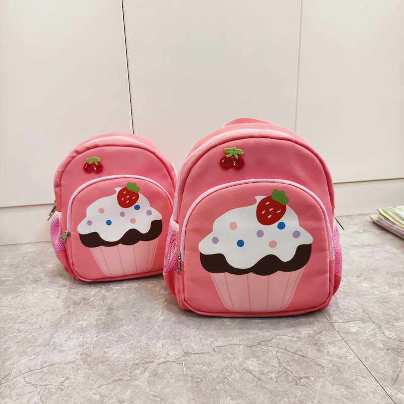 幼儿园书包小班儿童背包时尚小女孩可爱蛋糕双肩女童包包2026新款
