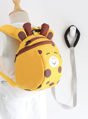 幼儿牵引包儿童一岁2岁女孩防走失宝宝背包婴儿双肩包男童小书包