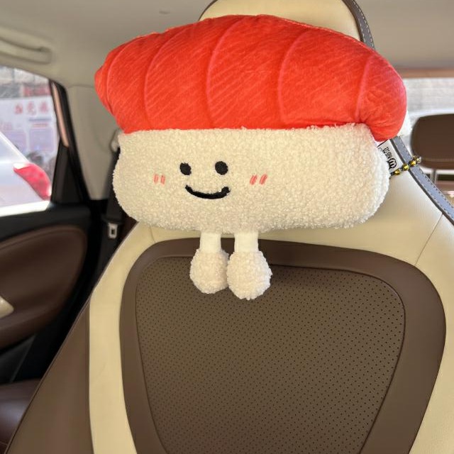 猫范四季毛绒原创卡通头枕护颈