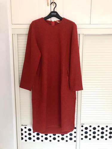 菲姿啦娜菲高端轻奢品牌专柜正品高端面料亚麻女士连衣裙