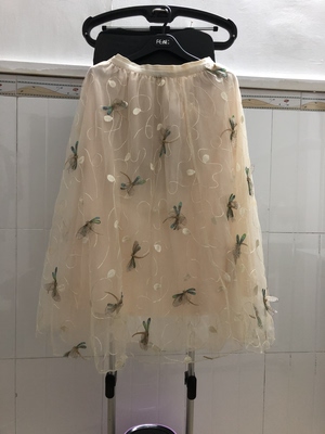 特价真维斯半裙百褶裙女士网纱品牌正品