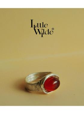 孤品戒指littlewilde足银天然石