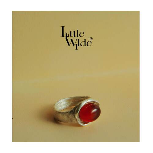 孤品戒指littlewilde足银天然石