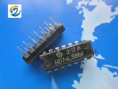 全新原装 74LS86 HD74LS86P 四路2输入异或门 直插DIP14
