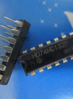 全新原装HD74HC132P 74HC132 直插DIP14 四2输入正与非门