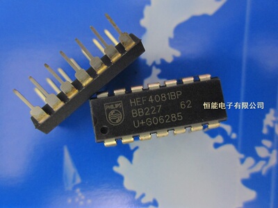 HEF4081BP DIP-14 逻辑芯片IC 进口 全新原装