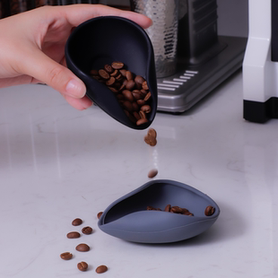 咖啡豆称量豆碟咖啡粉硅胶量杯生豆盘熟豆样品展示盘硅胶容器盘子