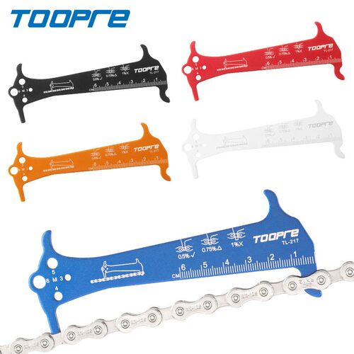 TOOPRE自行车链条测量尺山地公路车链条磨损检测工具拉伸测试卡尺