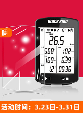 码表钢化膜适用于黑鸟 BB20 防爆膜护眼膜屏幕保护膜高清膜