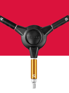 TOPEAK公路自行车组合工具 Y型内六角4/5/6MM山地车修工具TT2598