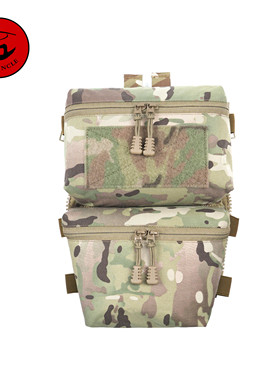 TU 战术大叔 双袋拉链背板包多用途杂物战术包Ferro法老迷彩