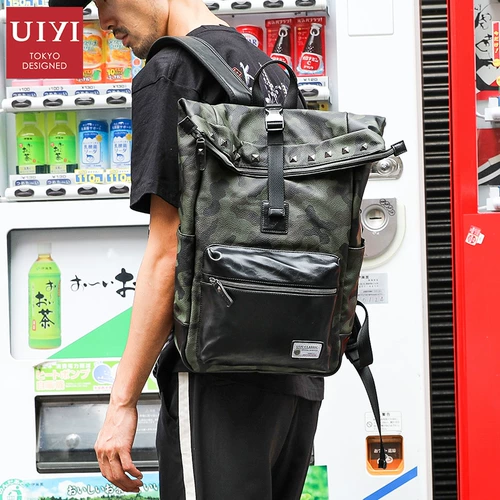 佑一良品 Оригинальный камуфляжный мужской рюкзак, трендовая сумка для путешествий, ранец для отдыха, в корейском стиле