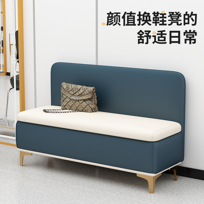 猫抓皮储物收纳靠背沙发
