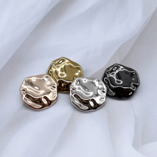 高档金属纽扣凹凸不规则异形扣子大衣风衣西服衬衫 饰扣 毛衣皮草装