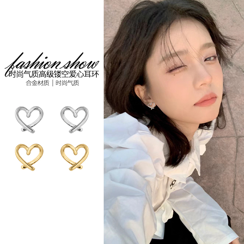 时尚气质镂空蚊香盘耳夹无耳洞