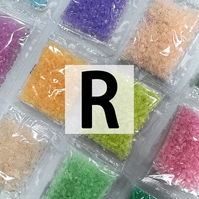 果冻色R系列拼豆补充材料包2.6mm MARD黄豆豆小舞同款特殊色拼豆