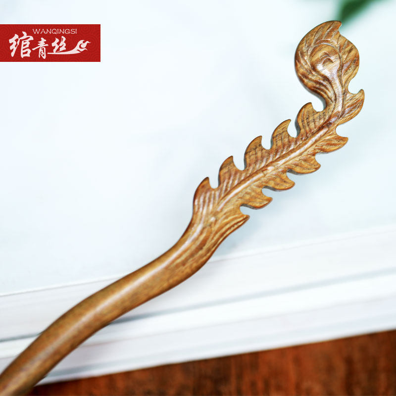 手工木簪子图片大全,自己做,桃木_大山谷图库