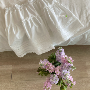 HEY 系重工压褶镂空温柔精致甜美清爽显瘦百搭半身裙G1093 BELLA