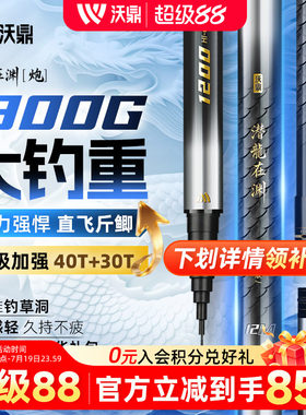 沃鼎潜龙在渊炮竿传统钓打窝长杆