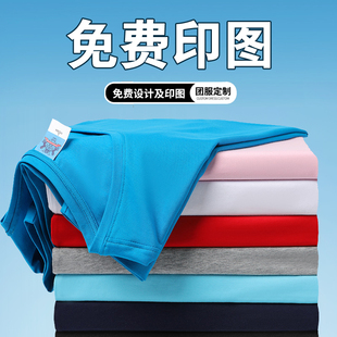 定做印logo团队工衣服装 工作服定制T恤翻领POLO文化衫 广告衫