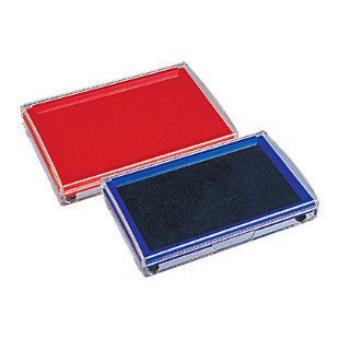 得力9864大号快干印台印油 办公印章印泥 红色 蓝色可选