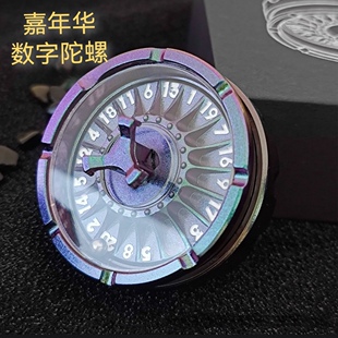 金属嘉年华决策幸运转轮盘指尖陀螺推牌解压高级成人玩具edc礼品