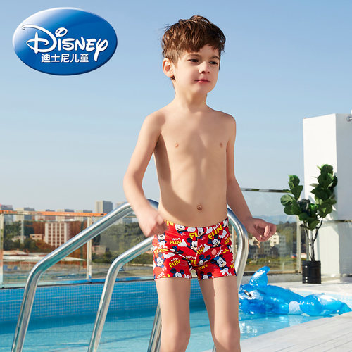 Disney/迪士尼儿童泳裤速干印花