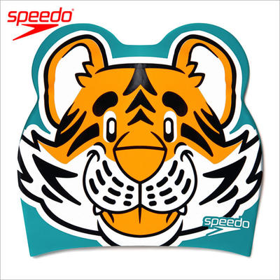 speedo青少年印花图案泳帽