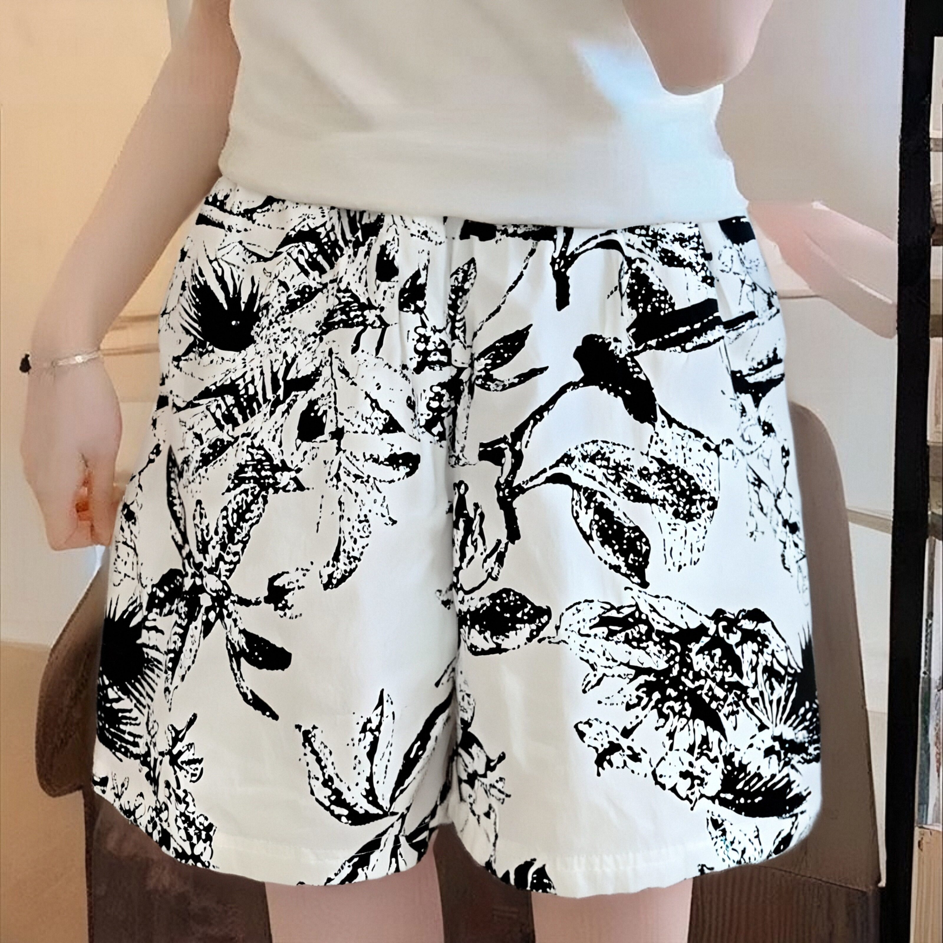 2025新款大码薄款睡裤短裤阔腿显瘦格子夏季宽松休闲家居休闲裤女,女士内衣/男士内衣/家居服,睡裤/家居裤,淘宝优惠券,粉丝福利购,淘宝优惠卷