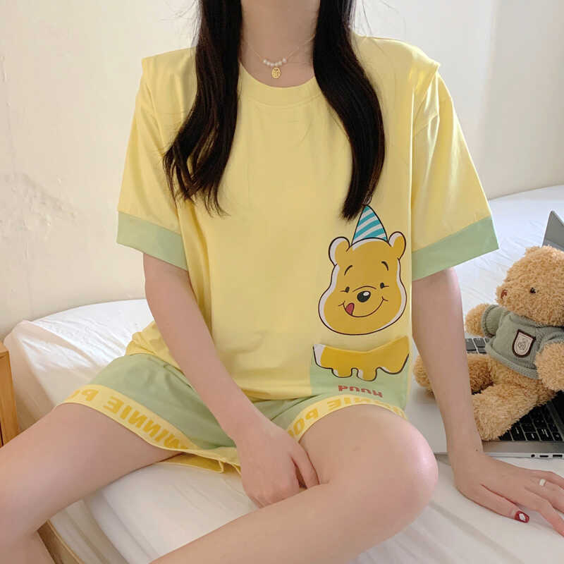 2024夏季短袖月子服产后家居服套装孕妇怀孕哺乳喂奶薄款棉质睡衣