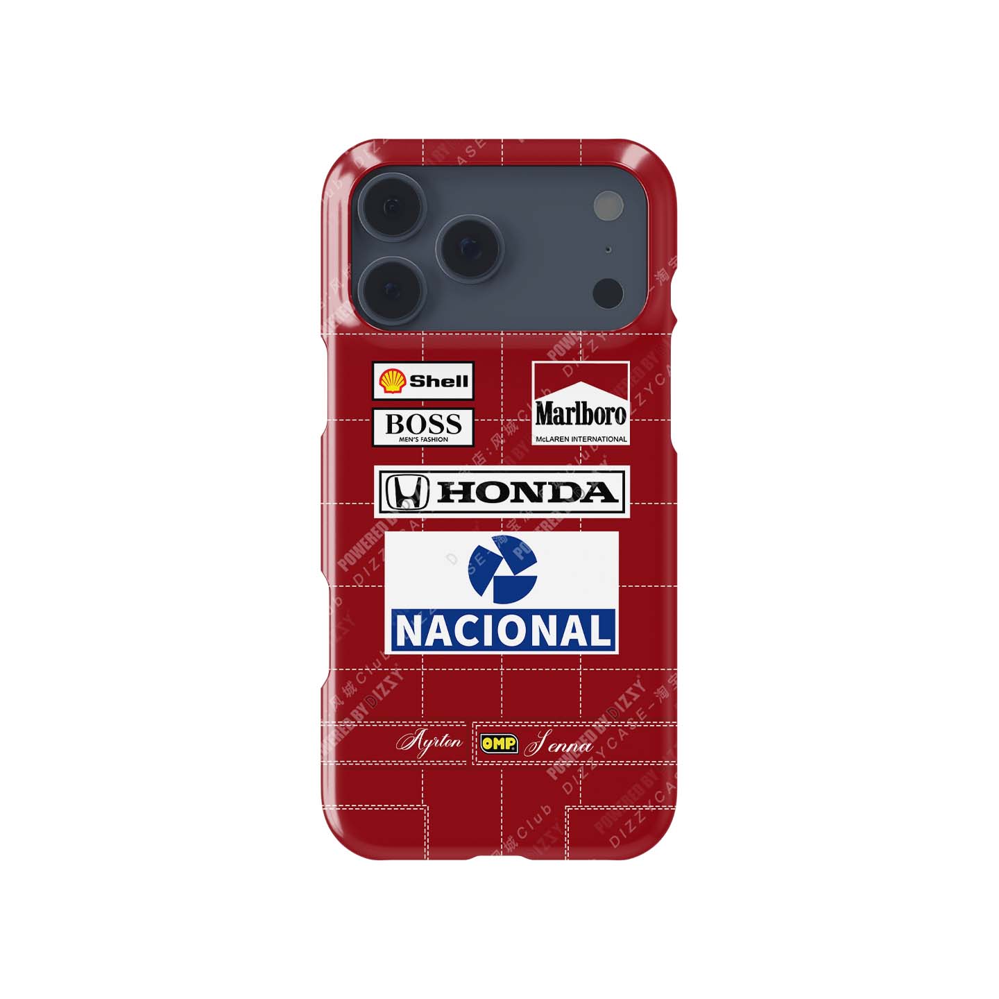 F1赛车手AyrtonSenna塞纳手机壳