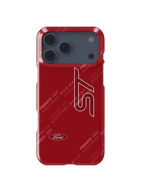 DIZZY 福特嘉年华 性能 红色Fiesta ST车迷车主改装爱好者 手机壳